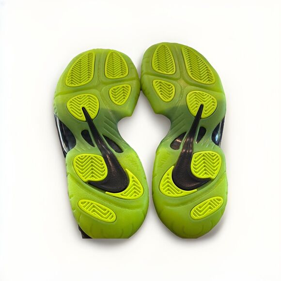 Nike Little Posite One GS Black Volt 6.5Y High Top Sneakers HF0977-001 main image 6